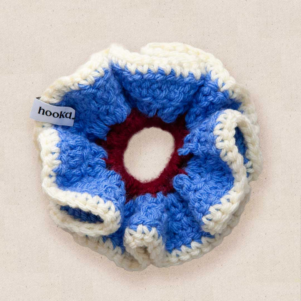 Saka IRIS - BLEU / BORDEAUX / CRÈME - M