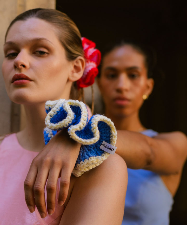 Saka IRIS - BLEU / BORDEAUX / CRÈME - M